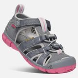 Dětské sandály SEACAMP II CNX JR, steel grey/rapture rose, Keen, 1020702, šedá Dětské sandály SEACAMP II CNX JR, steel grey/rapture rose, Keen, 1020702, šedá