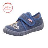 Chlapčenské papuče BILL, Superfit , 1-000270-8070, modré Chlapčenské barefoot papuče KIRBY KHAKI, Protetika, zelená