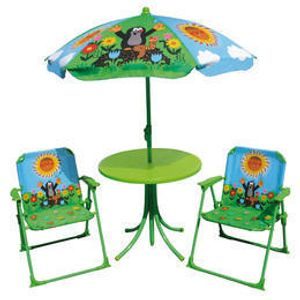Zahradní set Krtek židle + stolek + deštník, WIKY, 170401