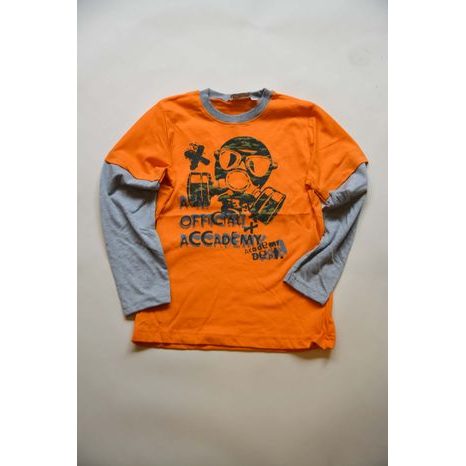 tričko chlapecké s dlouhým rukávem, Wendee, ozfb101639-2, oranžová