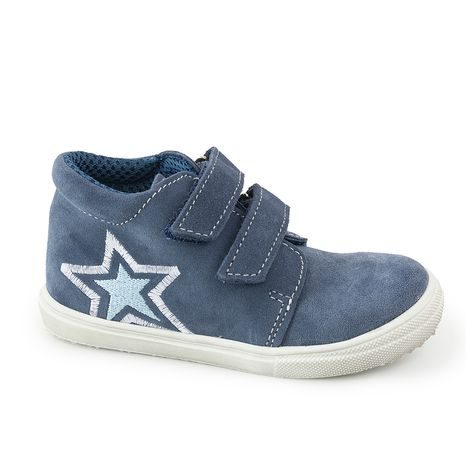 chlapčenská celoročná barefoot obuv J022/S/V/Star blue, jonap, blue