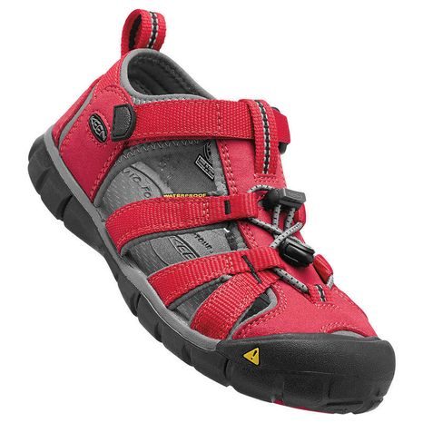 Sandale pentru copii SEACAMP II CNX, racing red/gargoyle, Keen, 1014470, roșu