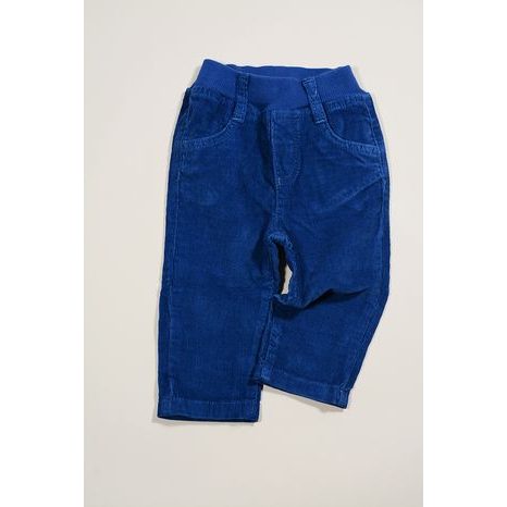 kalhoty manžestrové, Sobe, 15KENPAN55, modrá