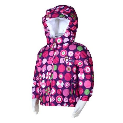 bunda zimní s kožíškem, Pidilidi, PD979, růžová