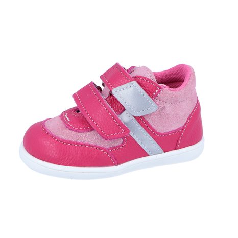 dievčenská celoročná barefoot obuv J051/M/V pink/devon, jonap, pink