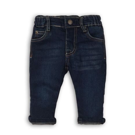 Kalhoty chlapecké džínové, Minoti, SMART 6, tmavě modrá