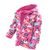Lányok nyomtatott softshell kabát fix kapucnival, Pidilidi, PD1088-03, rózsaszín