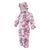 overal zimní dívčí s kožíškem, Pidilidi, PD1129-01, růžová