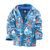 Jachetă softshell imprimată pentru băieți cu glugă fixă, Pidilidi, PD1088-02, albastru