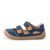 Băieți sandale Barefoot MERYL BROWN, proteze, albastru-maro