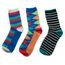 ponožky chlapčenské, 3pack, Pidilidi, PD0125-02, kluk