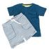 Fiú szett - póló és rövidnadrág, Minoti, 3 nyár, kék