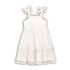 Šaty dívčí bavlněné, Minoti, Hydrangea 1, bílá