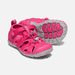 DETSKÉ SANDÁLE SEACAMP II CNX JR, HOT PINK, KEEN, 1020699, PINK - LETNÉ TOPÁNKY