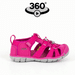 DETSKÉ SANDÁLE SEACAMP II CNX JR, HOT PINK, KEEN, 1020699, PINK - LETNÉ TOPÁNKY