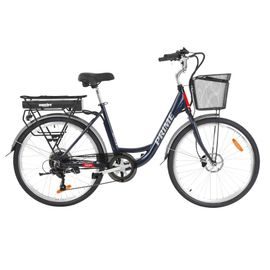 HECHT PRIME BLUE - Elektromos kerékpár+kosár