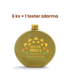 6x Sol de Ibiza opalovací mléko Magic SPF 15 100 ml + 1x tester 30 ml ZDARMA