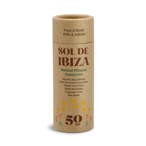 Sol de Ibiza Opalovací krém v tyčince SPF 50 45g  (tester)