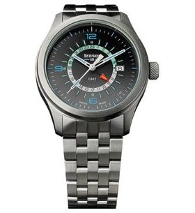 TRASER AURORA GMT SILVER - OCEL - CLASSIC - HODINKY