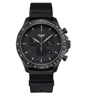 TRASER P67 OFFICER PRO CHRONOGRAPH BLACK NATO - HERITAGE - HODINKY