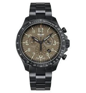 TRASER P67 OFFICER PRO CHRONOGRAPH KHAKI OCEL - HERITAGE - HODINKY