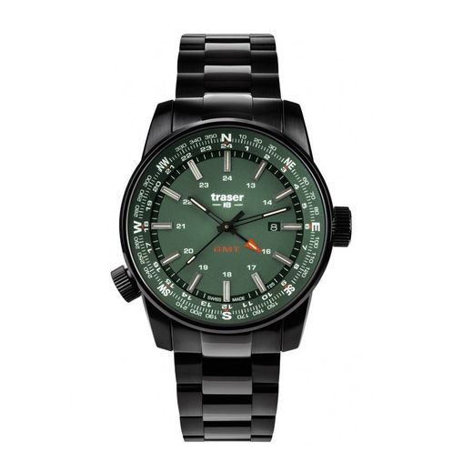 TRASER P68 PATHFINDER GMT GREEN OCEL - TACTICAL - HODINKY