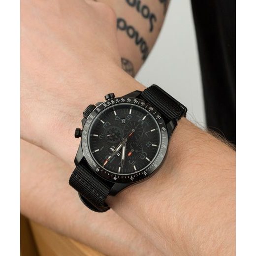 TRASER P67 OFFICER PRO CHRONOGRAPH BLACK NATO - HERITAGE - HODINKY