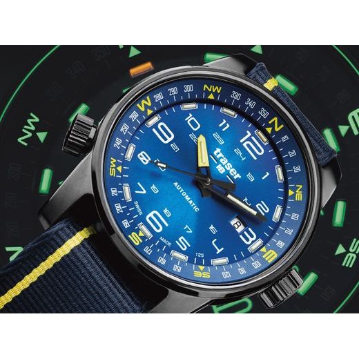 TRASER P68 PATHFINDER AUTOMATIC BLUE NATO - TACTICAL - HODINKY