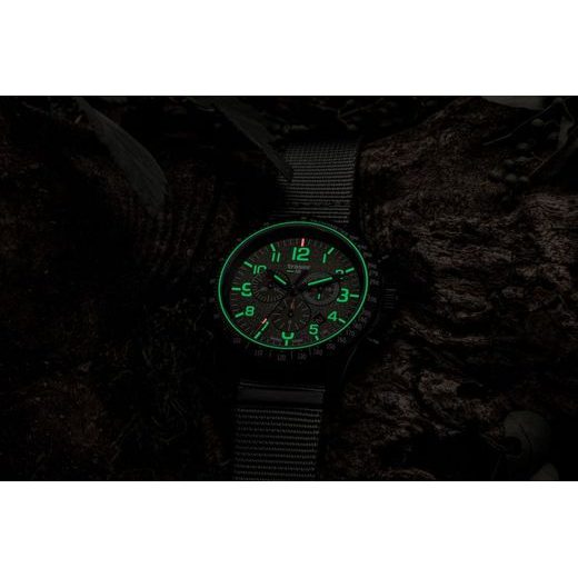 TRASER P67 OFFICER PRO CHRONOGRAPH GREEN NATO - HERITAGE - HODINKY