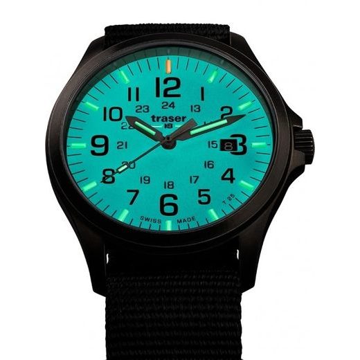 TRASER P67 OFFICER PRO GUNMETAL SKYBLUE NATO - HERITAGE - HODINKY