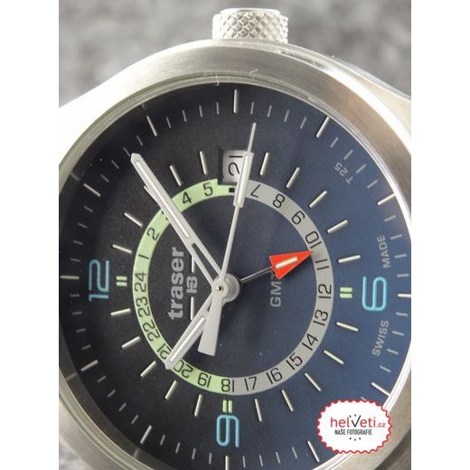 TRASER AURORA GMT BLUE - OCEL - CLASSIC - HODINKY