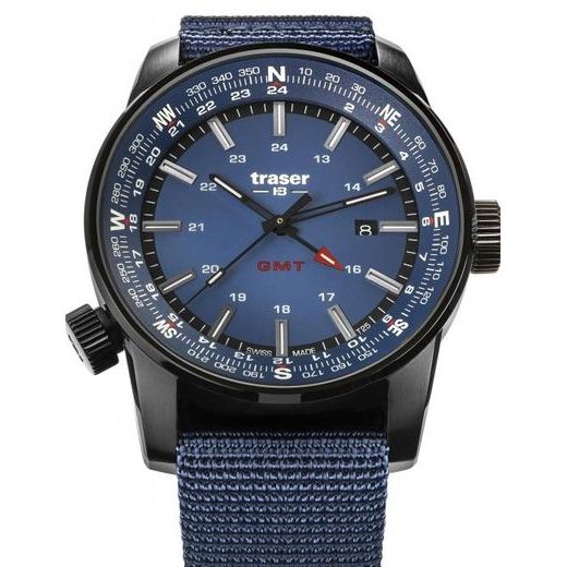 TRASER P68 PATHFINDER GMT BLUE NATO - TACTICAL - HODINKY