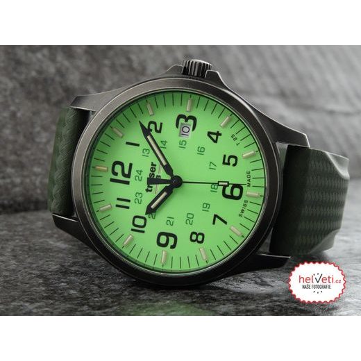 TRASER P67 OFFICER PRO GUNMETAL LIME SILIKON - HERITAGE - HODINKY