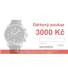 DÁRKOVÝ POUKAZ 3000 KČ - DÁRKOVÉ POUKAZY - PŘÍSLUŠENSTVÍ