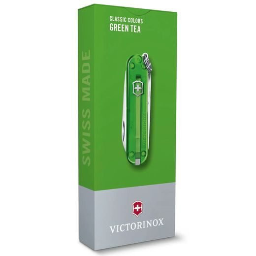 NŮŽ VICTORINOX CLASSIC SD TRANSPARENT COLORS GREEN TEA - KAPESNÍ NOŽE - PŘÍSLUŠENSTVÍ