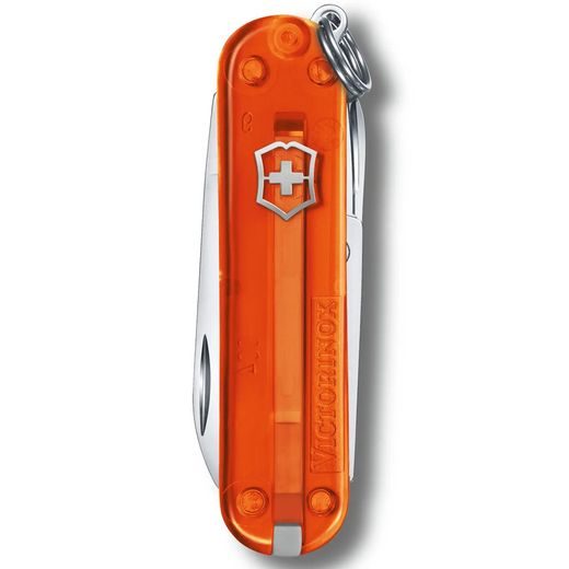 NŮŽ VICTORINOX CLASSIC SD TRANSPARENT COLORS FIRE OPAL - KAPESNÍ NOŽE - PŘÍSLUŠENSTVÍ