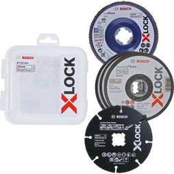 Sada řezných a lamelových kotoučů Bosch X- Lock 2608619374