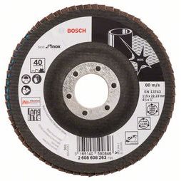 Brusný lamelový kotouč Bosch X 581 Best for Inox 115 mm 2608608263