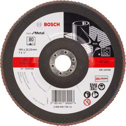 Brusný lamelový kotouč Bosch Best for Metal X571 180 mm 80 2608606739