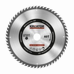 Pilový kotouč na dřevo Kreator 254mm 60T KRT020428