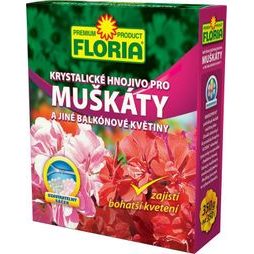 Hnojivo FLORIA pro muškáty a jiné balkónové květiny 350 g Agro 008221