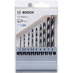 Sada spirálových vrtáků HSS Bosch PointTeQ Hex 2607002826