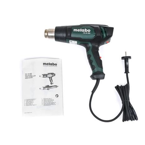 Elektrická horkovzdušná pistole Metabo HG 20-600 602066000 - 7