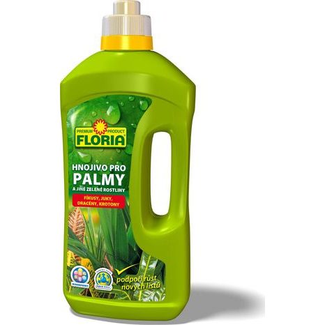 Kapalné hnojivo pro zelené rostliny a palmy 1 l FLORIA  Agro 008306