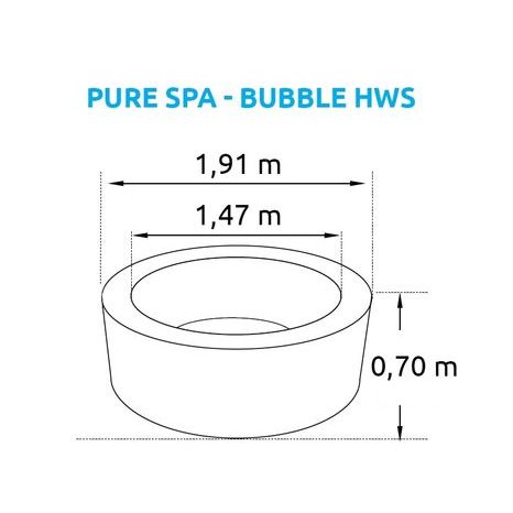 Vířivý bazén Marimex Pure Spa - Bubble HWS - 2