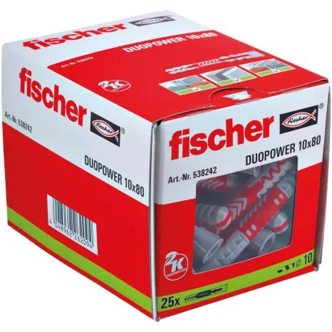 Hmoždinky Fischer DUOPOWER 538242 - 2