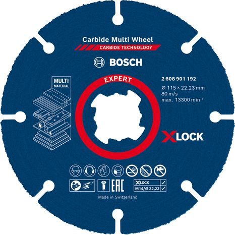 Řezný kotouč Bosch EXPERT Carbide Multi Wheel 115 mm 2608901192