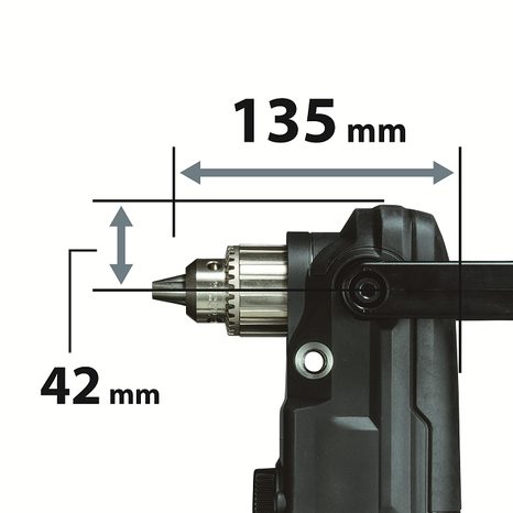 Aku úhlová vrtačka Makita XGT DA001GZ (bez aku) - 5