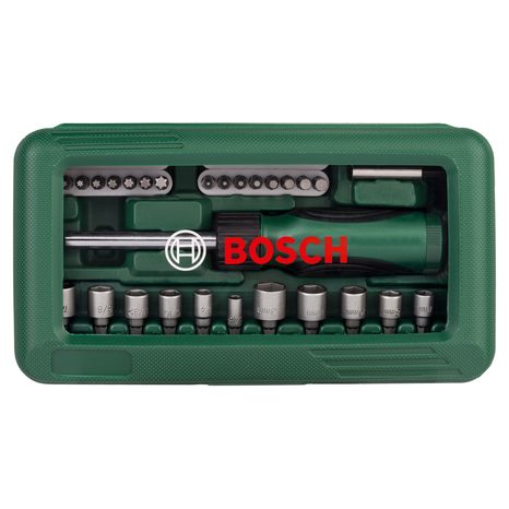 Sada šroubovacích bitů a nástrčných klíčů Bosch 46 ks 2607019504 - 2