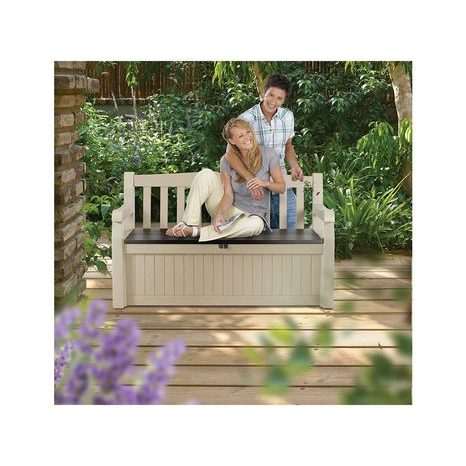 Zahradní lavice Keter Eden Garden Bench 265L béžová - 4